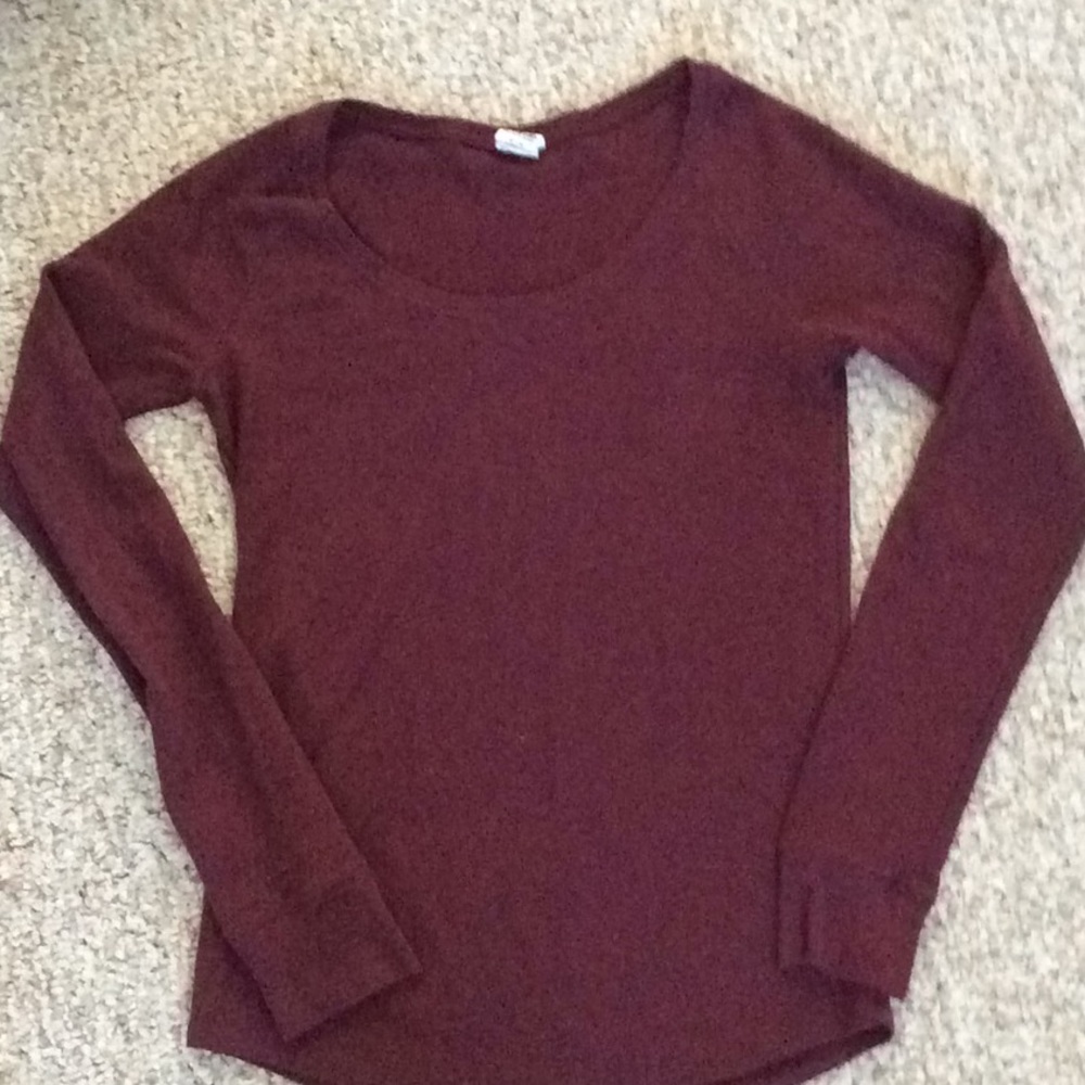 PINK long sleeve tee, size Medium